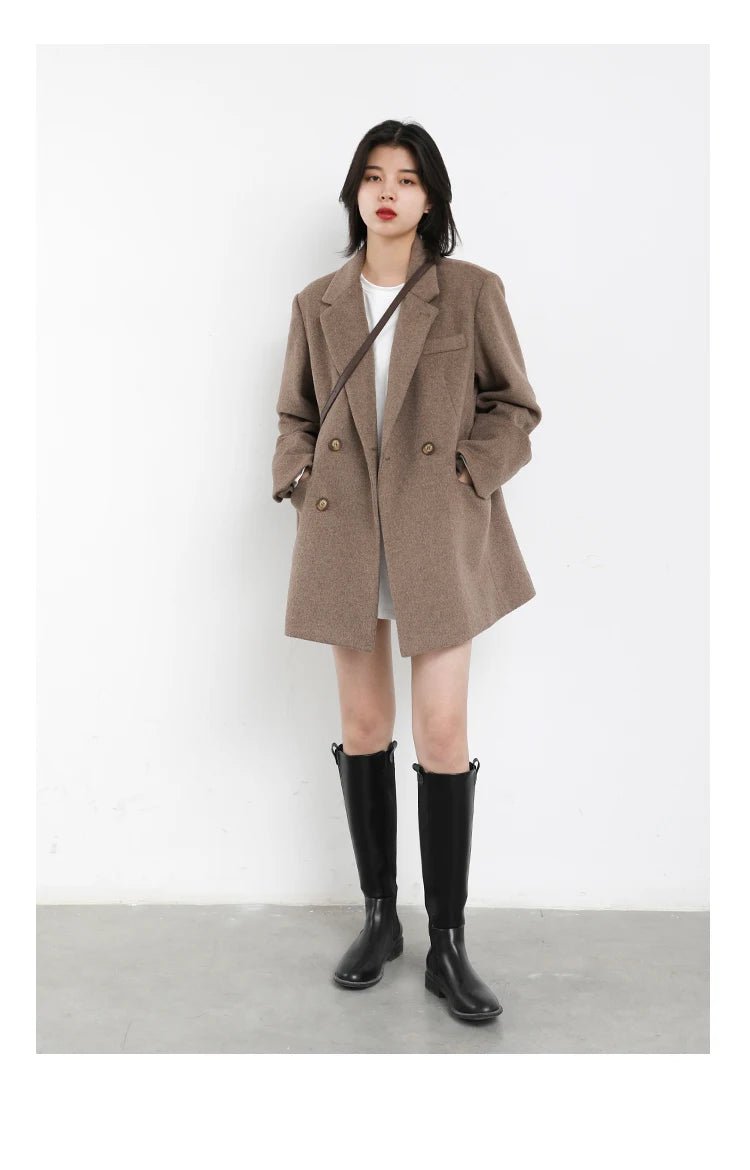 Wool Blend Coat/Blazer